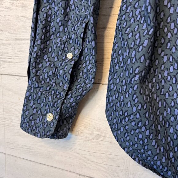 Bonobos Dress Shirt Mens Size Small Blue Penguin Button Down Cotton Long Sleeve - Picture 13 of 15